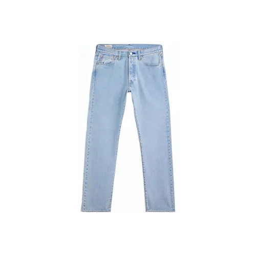 Levis Выстиранные синие мужские джинсы