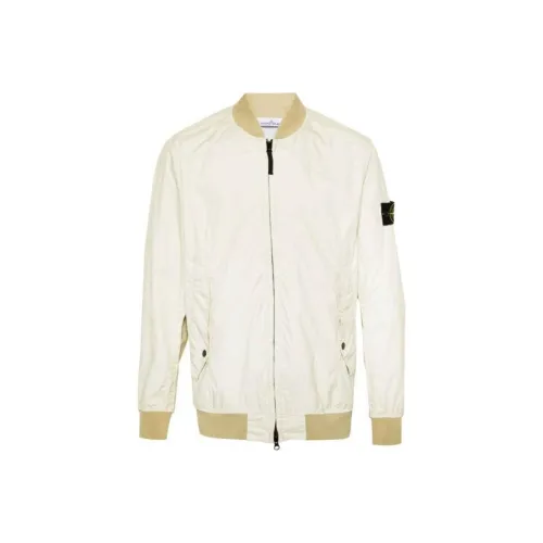 Stone Island SS24 Куртки Пальто Мужской Миндально-бежевый