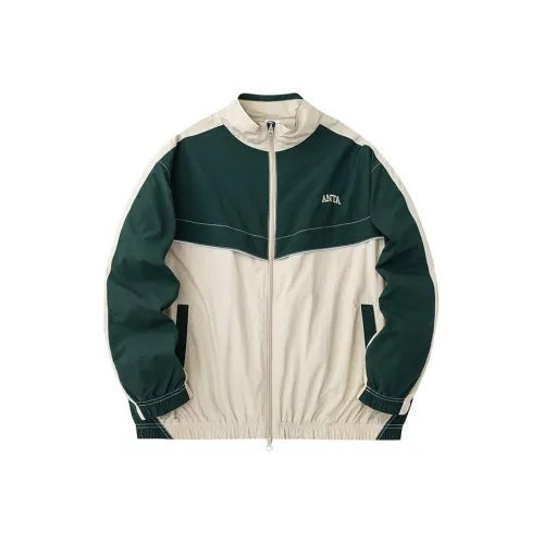 Anta Life Collection Светло-дымчатый серый/Сердце Зеленый Унисекс Куртки