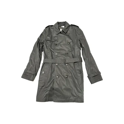 Burberry Тренчкот Мужской Черный