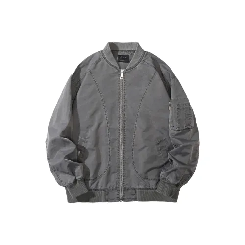 A3G4 Куртки Пальто Унисекс Серый