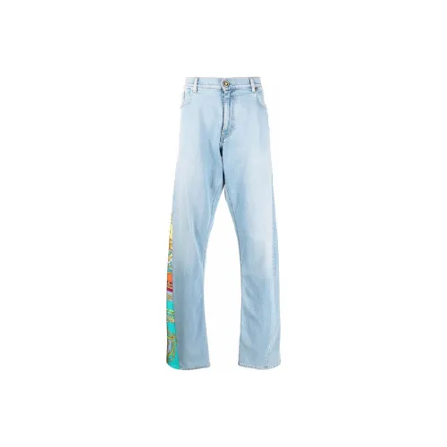 VERSACE Light Blue Men's Jeans VERSACE Светло-голубые мужские джинсы