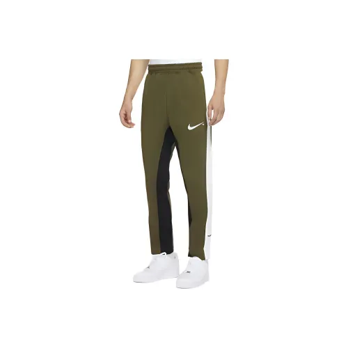 Nike Армейский зеленый Мужские Вязаные Тренировочные Штаны