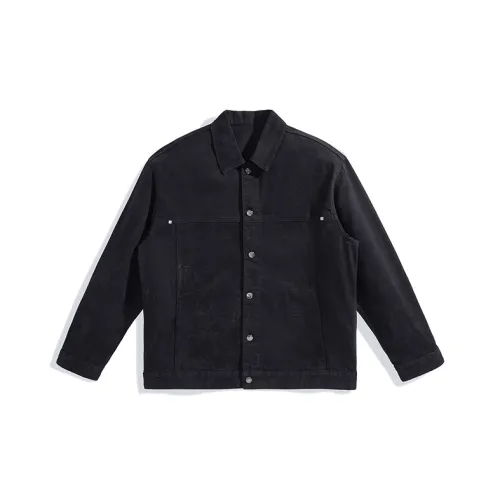 PEACEBIRD MEN Скрытая текстура с принтом джинсовая куртка мужская