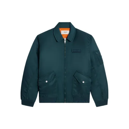 CELINE SS24 Куртки и Пальто Мужской Серый Синий