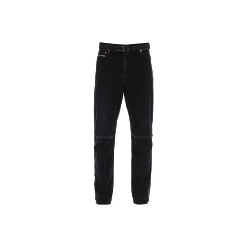 Sacai совместный бренд Черные Мужские Джинсы