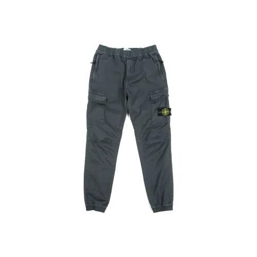 Stone Island Темно-серые Мужские Повседневные Штаны