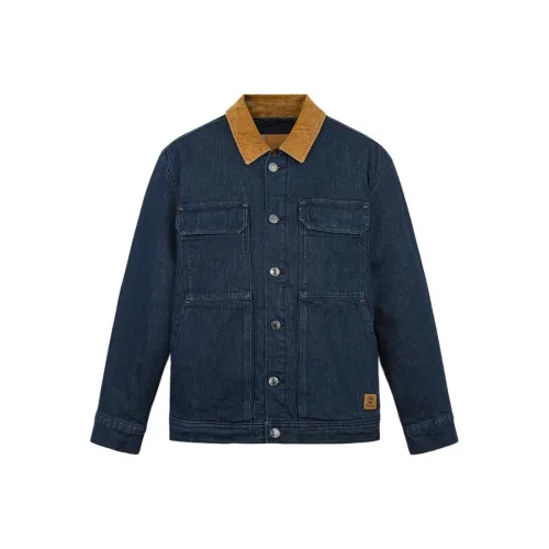 Timberland Куртки и Пальто Мужской Aqua Mill Синий