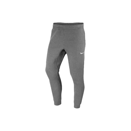 Nike Темно-серые мужские вязаные тренировочные штаны