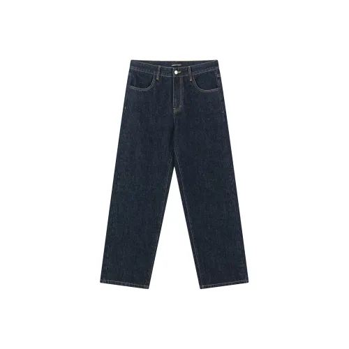 MIDDLE OF THE SKY Джинсы Унисекс Джинсовый Синий