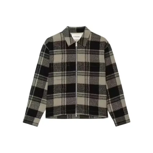 Рамка SS24 Куртки и Пальто Мужской Бежевый Черный