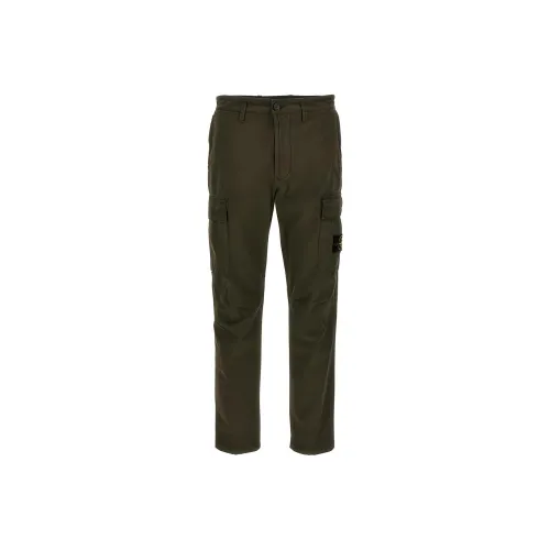 STONE ISLAND Зеленые Мужские Карго Брюки