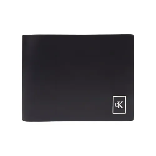 CK Calvin Klein Кожа Кошелек Мужской Черный