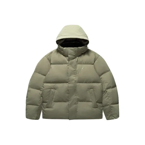 FILA FUSION Пуховик Мужской Темно-умбровый Хаки