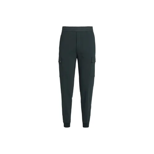 Ermenegildo Zegna Темные кобальтовые мужские вязаные тренировочные брюки