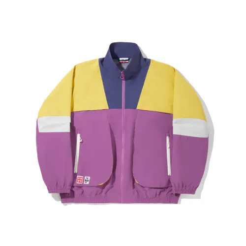 LINING x CHUMS Куртки Пальто Мужской Каталонский Фиолетовый Нарцисс Желтый