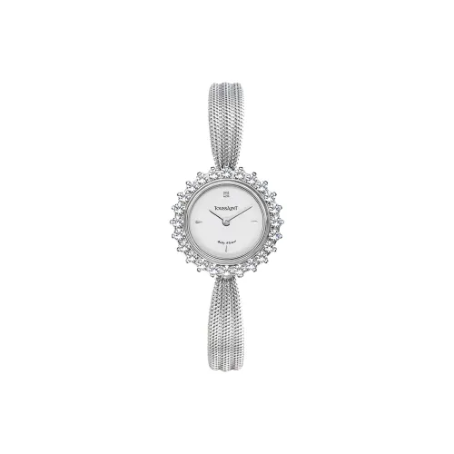 TOUSSAINT Кварцевый механизм стальной ремешок женские часы белый циферблат