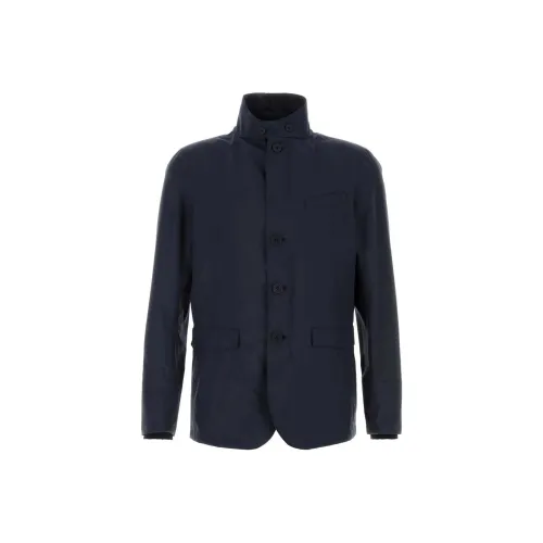 HERNO Куртки Пальто Мужской Морской Синий