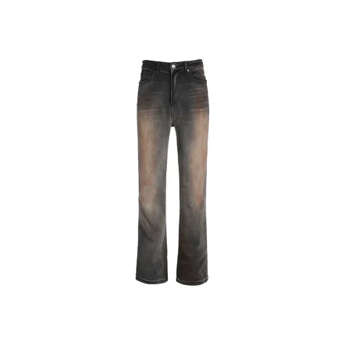 11ESTRANGER Серые Унисекс Джинсы