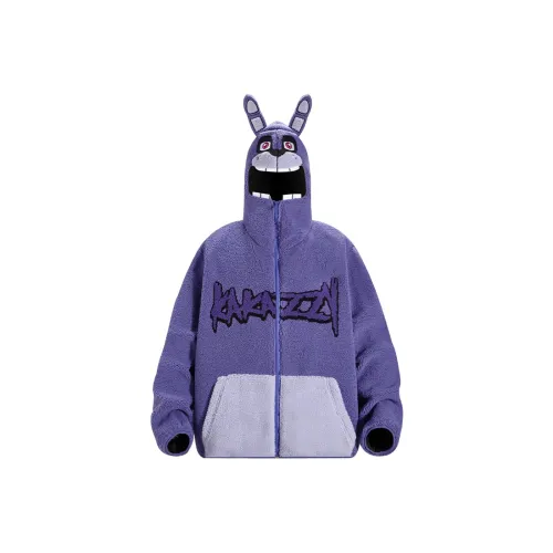 KAKAZZY Хлопковый пуховик унисекс фиолетовый