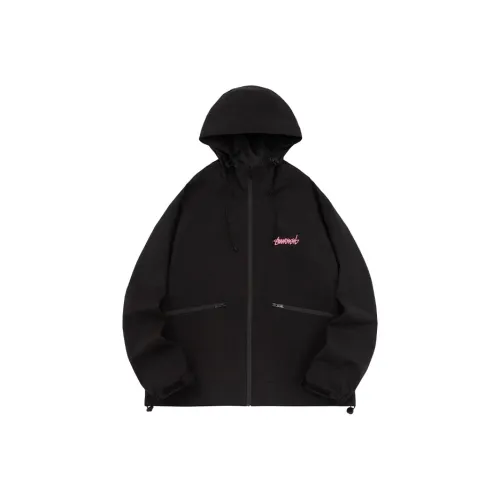 Suamoment Тройная защита Топ На открытом воздухе Ветровка American Casual Спортивная Куртка Унисекс