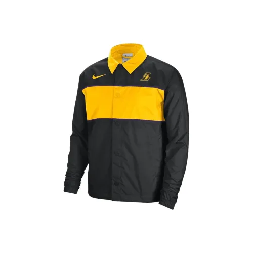 NBA Los Angeles Lakers Nike Куртки и Пальто Мужской Черный