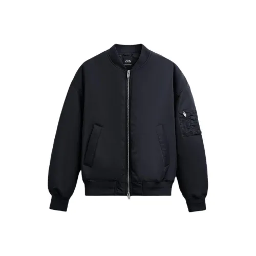 ZARA Морской синий Мужские куртки