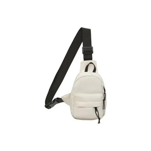 PULEWEI Nylon Сумка через плечо Sling Сумка Стандартная Унисекс Айвори Черный