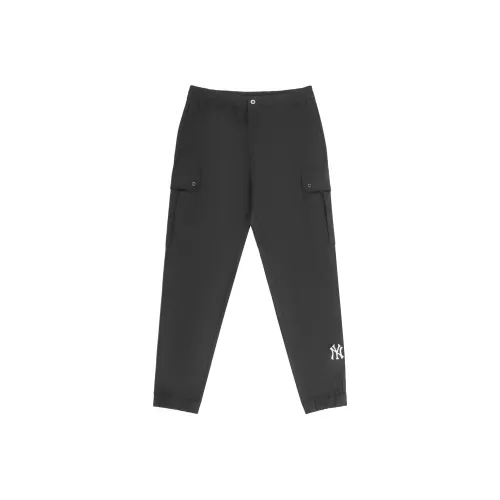 Mlb Base Logo Вязаные Тренировочные Штаны Унисекс Черные