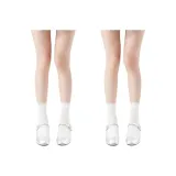 [2 упаковки] Молочно-белые носки Crew *2