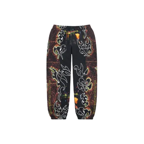 Supreme SS22 Черные Унисекс Вязаные Тренировочные Брюки
