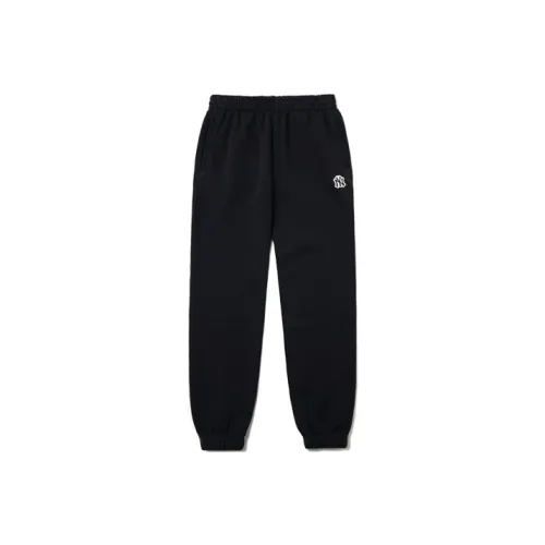 Mlb Base Logo Вязаные Тренировочные Штаны Унисекс Черные