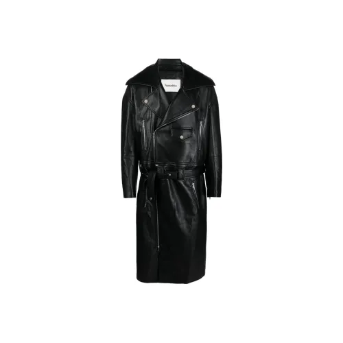 NANUSHKA Кожа Куртка Мужская Черная