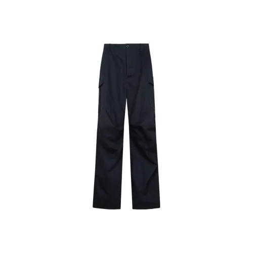 Balenciaga FW22 Карго Брюки Свободного Кроя Унисекс Темно-Синий