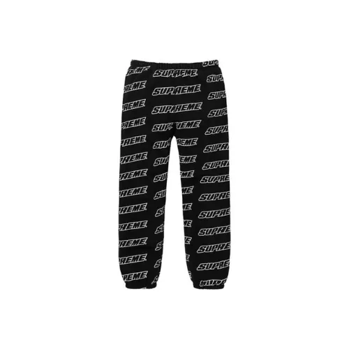 Supreme SS18 Унисекс Вязаные Спортивные Брюки