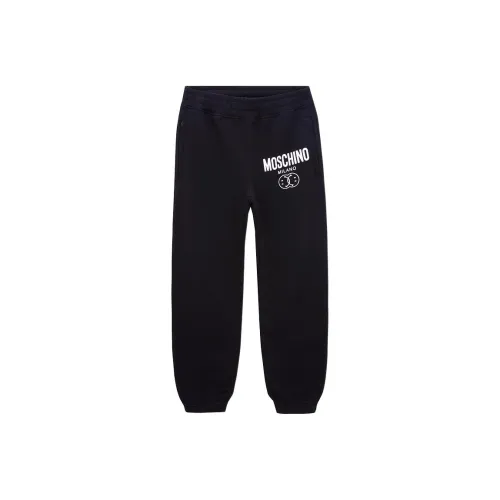 MOSCHINO Черные Мужские Вязаные Спортивные Штаны