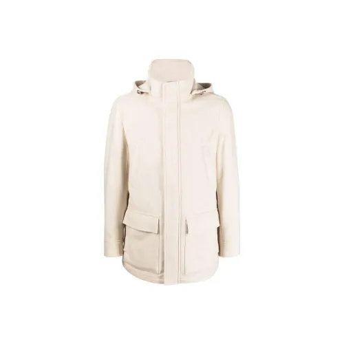 BRUNELLO CUCINELLI FW22 PARKA Пальто Мужской Бежевый