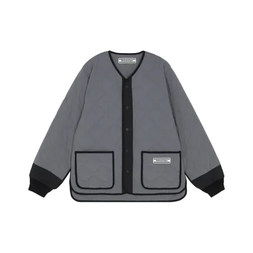 Onitsuka Tiger Хлопковый пуховик Мужской Серый