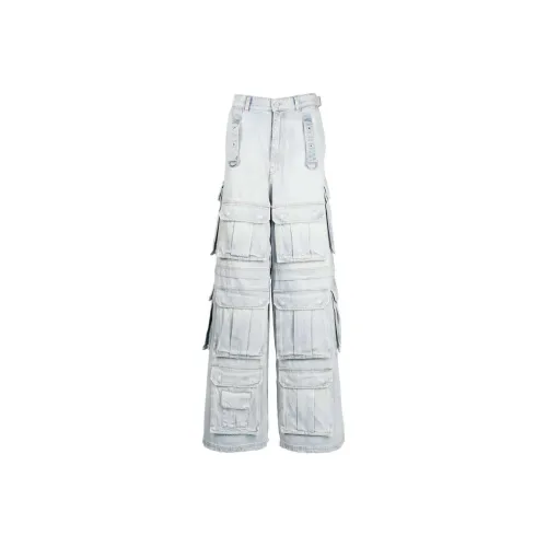 Vetements Светло-синие Мужские Карго Брюки