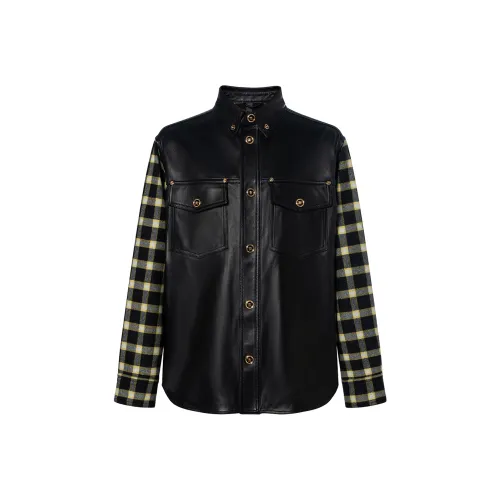 FANSIZHE SS23 Кожа Куртка Мужская Черная