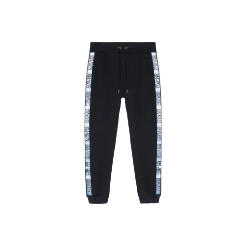 VERSACE JEANS COUTURE Черные мужские вязаные тренировочные штаны