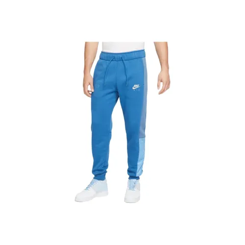Nike Blue Men's Knitted Training Pants Nike Синий Мужские Вязаные Тренировочные Штаны
