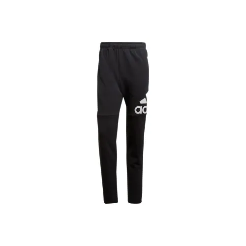 Adidas Черные Мужские Вязаные Тренировочные Штаны