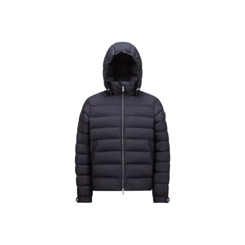 Moncler Arneb Series FW24 Пуховик Мужской Морской Синий