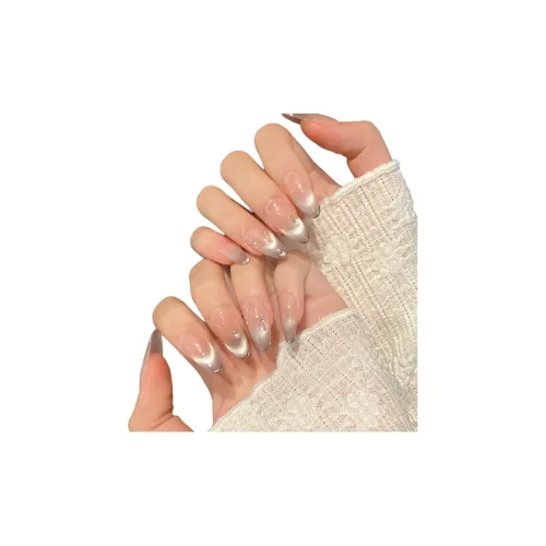 Yun Yue Joe Фиолетовый Ло Праздника False Nail Средний Steepness Овал Фиолетовый градиент Coquette