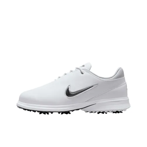 Nike Victory Tour 4 Slip-Resistant Abrasion-Resistant Low Top Golf Shoes Unisex White Найк Victory Tour 4 Противоскользящие Устойчивые к Износу Низкие Кеды для Гольфа Унисекс Белый