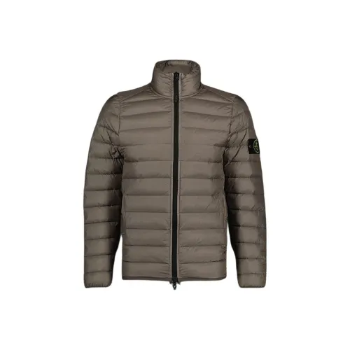 STONE ISLAND Пуховик Мужской Темно-Серый