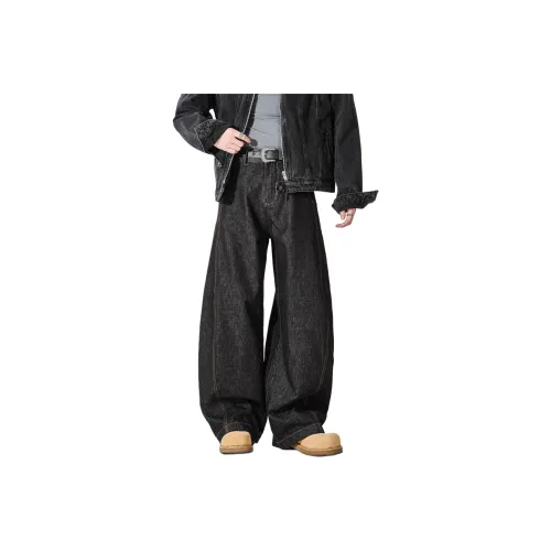 ALL IN Джинсы Мужские Осветляющий Черный