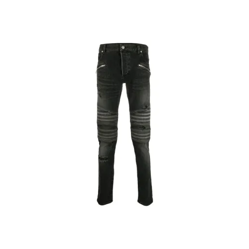 BALMAIN Мужские черные джинсы