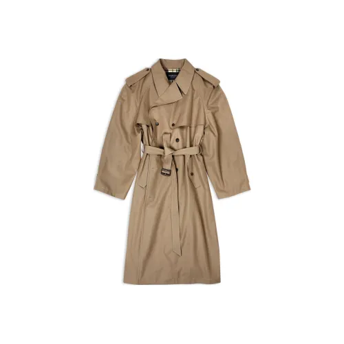BALENCIAGA Garde robe Коричневый Унисекс Тренч